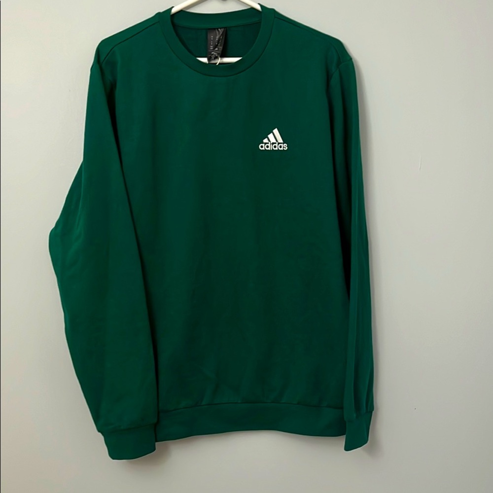 Adidas Green Crewneck NWT